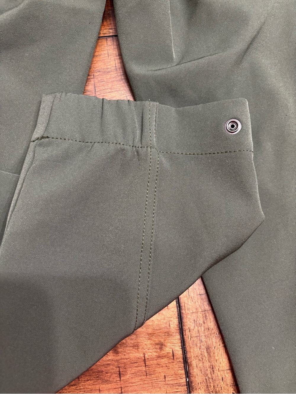 Athleta Dark Green Cargo Performance Pants - Picture 7 of 7